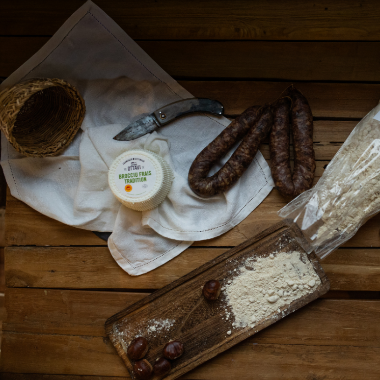 Farine de châtaigne corse 1 kg – Artisanale à Ghisoni | Dume Luciani